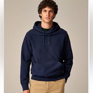 J. Crew Blue Sweatshirt Classic Pullover Hoodie Size: Small